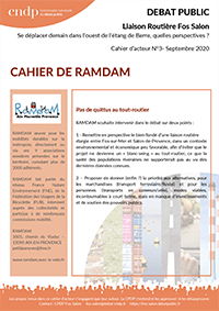 Cahier d'acteur n°3 - RAMDAM