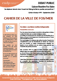 Cahier d'acteur n°9 - Ville de Fos-sur-Mer
