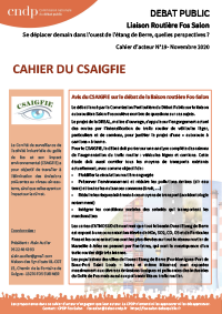 Cahier d'acteur n°19 - CSAIGFIE