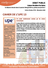 Cahier d'acteur n°25 - UPE 13