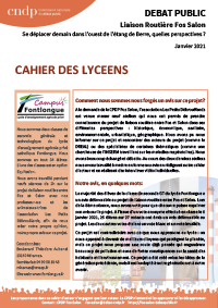 Cahier des lycéens du lycée d’enseignement agricole Fontlongue