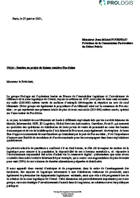 Courrier de Cécile Tricault